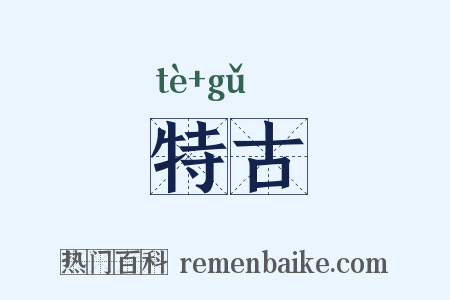 特古是什么意思的图片